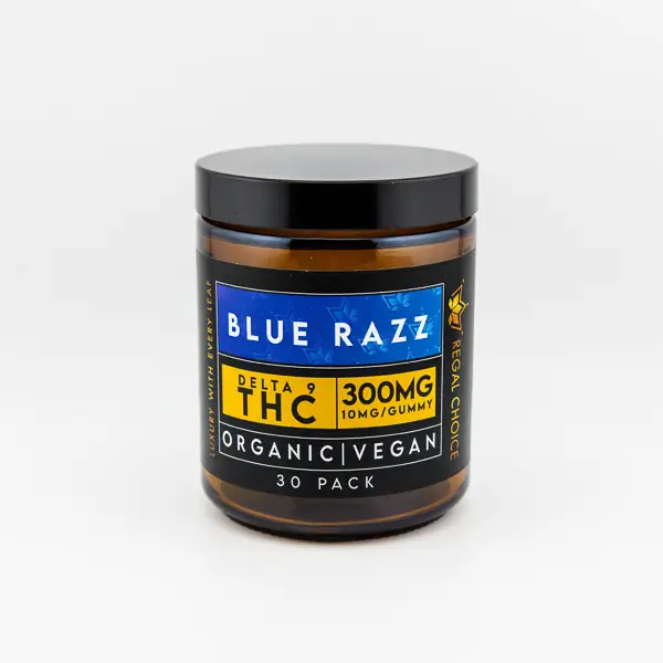 Blue Razz Delta 9 THC Gummies